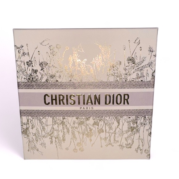 Dior Other - Dior Cream and Gold Floral Design Box